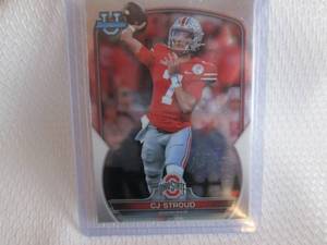 lot 39 image: 2022 Bowman U Chrome CJ Stroud Rook...