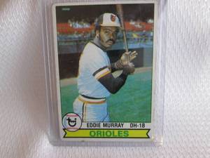 lot 54 image: 1979 Topps Eddie Murray Card...