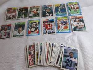 lot 64 image: 1987 Assorted Topps Football Cards...