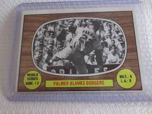 lot 69 image: 1969 Topps Jim Palmer Card...