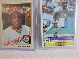 lot 72 image: 1978 & 1979 Topps Joe Morgan Cards...