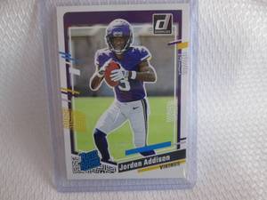 lot 82 image: 2023 Donruss Jordan Addison Rookie ...