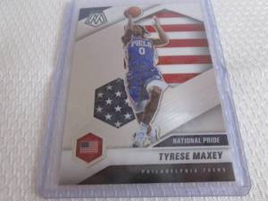 lot 83 image: 2020-21 Mosaic Tyrese Maxey Rookie ...