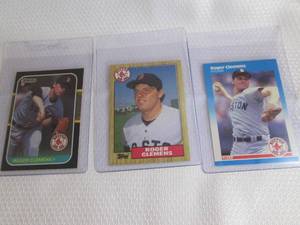 lot 93 image: 1987 Fleer Topps & Donruss Roger Cl...
