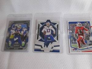 lot 95 image: Josh Allen Cards...