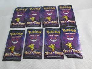 lot 130 image: 8 Pokemon Trick Or Trade Packs...