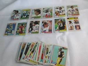 lot 136 image: Assorted 1981 Topps Football Cards...