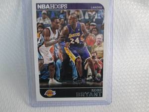 lot 141 image: 2014-15 Hoops Kobe Bryant Card...