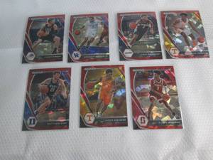 lot 142 image: 2021 Prizm Basketball Red Ice Prizm...