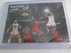 lot 144 image: 2013-14 NBA Hoops LeBron James Card...