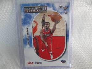 lot 145 image: 2021-22 Hoops Zion Williamson Skyvi...