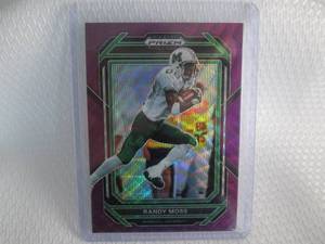 lot 147 image: 2023 Prizm Randy Moss Purple Wave P...
