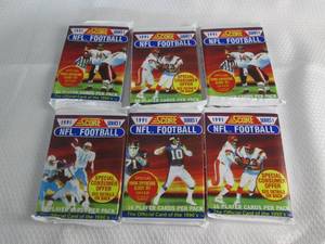 lot 148 image: 6 1991 Score Football Packs...