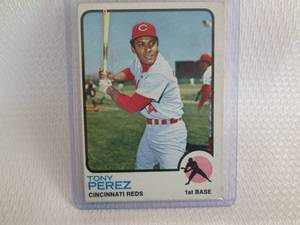 lot 169 image: 1973 Topps Tony Perez Card...