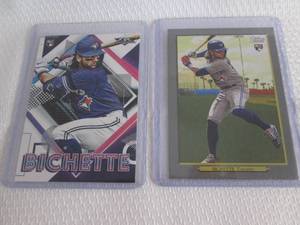 lot 189 image: 2020 Topps & Fire Bo Bichette Rooki...