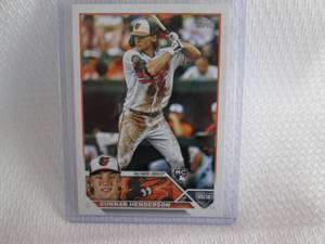 lot 190 image: 2023 Topps Gunnar Henderson Rookie ...