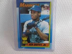 lot 191 image: 1990 Topps Ken Griffey JR All Star ...