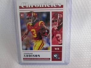 lot 196 image: 2023 Chronicles Jordan Addison Rook...