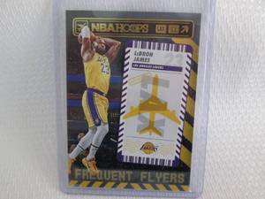 lot 203 image: 2021-22 Hoops LeBron James Frequent...