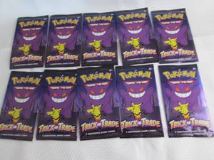lot 215 image: 10 Pokemon Trick Or Trade Packs...