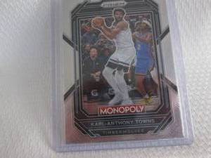 lot 216 image: 2022-23 Prizm Monopoly Karl Anthony...