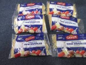 lot 281 image: 6 Bags Gefen Gluten Free Thin Noodl...