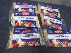 lot 283 image: 6 Bags Gefen Gluten Free Thin Noodl...