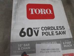 lot 289 image: Toro Flex Force 60V Max 10 Inch Bla...