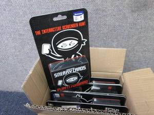 lot 311 image: 8 each Gamewright Sneaky Cards Play...