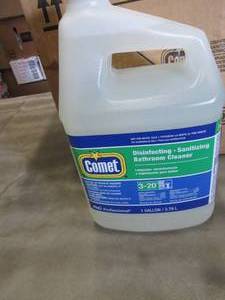 lot 325 image: 3 Gallons Comet Disinfecting Bathro...