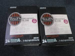 lot 339 image: 2- 24 Count Tullys Coffee Breakfas...