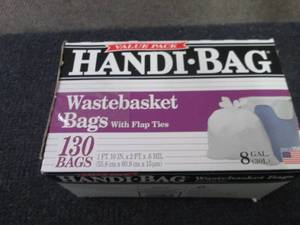 lot 365 image: Handi-Bag 8 Gallon Trash Bag, 22 x...