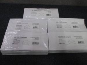 lot 373 image: 5 pks Baseline Gummed #10 Business ...