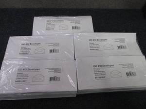 lot 375 image: 5 pks Baseline Gummed #10 Business ...