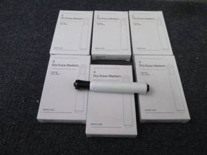 lot 381 image: 6 Baseline Dry Erase Markers, Chise...