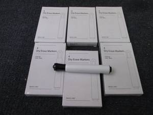 lot 383 image: 6 Baseline Dry Erase Markers, Chise...