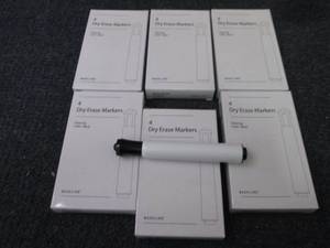 lot 385 image: 6 Baseline Dry Erase Markers, Chise...