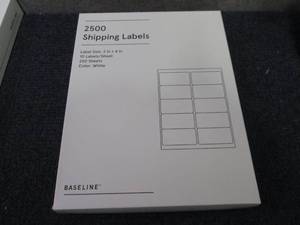 lot 392 image: Baseline LaserInkjet Blank Shippin...