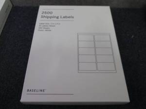 lot 395 image: Baseline LaserInkjet Blank Shippin...