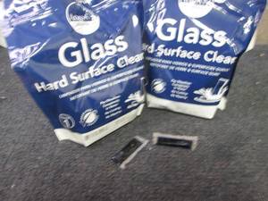 lot 415 image: 2- 100ct Aqua Chem Pacs Glass Hard ...