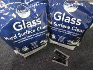 lot 419 image: 2- 100ct Aqua Chem Pacs Glass Hard ...