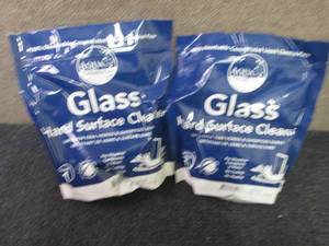 lot 421 image: 2- 100ct Aqua Chem Pacs Glass Hard ...