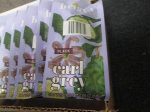 lot 425 image: 100 pks Bright Tea Co Earl Grey Tea...