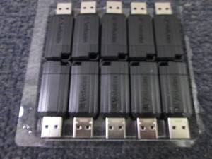 lot 430 image: 10 pk Verbatim 64GB USB Thumb Drive...