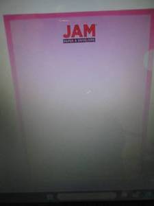 lot 466 image: 10-JAM Paper Plastic Sleeves, 9 x ...