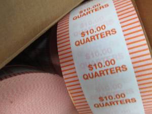 lot 474 image: 8 Rolls $10 Quarters...
