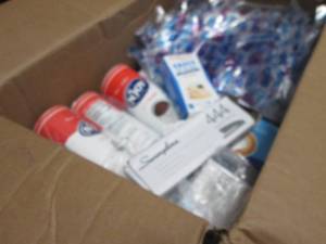 lot 486 image: Box of Assorted Office Supplies...