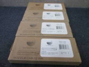 lot 522 image: 4 ea Trans Globe Imports CAB-12 WH ...