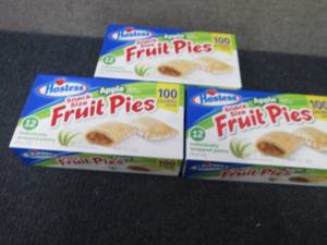 lot 567 image: 3- 12 ct Hostess Snack Size Apple F...