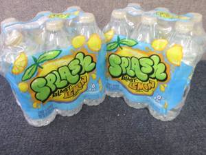 lot 584 image: 2- 6pks 16.9 oz Splash Blast Lemon...